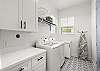 Laundry room with washer and dryer! 