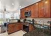 Plenty of countertop space. 
