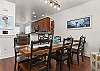 Dining table to enjoy family meals together. 
