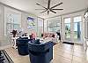 Comfortable furniture available in the living room 