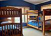 Two single bunk beds sleeps four 