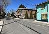 The buildings are former horse stables and are on the route for the horse and carriage historical Cape May tours.