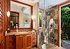 Guest Room 1's Ensuite Bath & Outdoor Garden Shower.