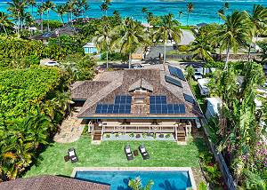 Hale Mokulua - Lanikai w/heated pool, spa, steps to Beach!