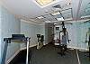 Guests have access to a small but functional workout room on the lobby level, adjacent to the pool.