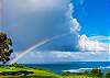 Rainbows appear often on the beautiful garden island