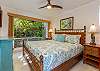 Ceiling fan in bedroom