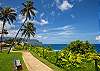 Walkway from Pali Ke Kua to the Hotel 1 Hanalei Bay