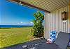Lounge on the lanai with beautiful ocean views