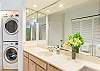 Downstairs bathroom - washer/dryer
