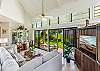Kamahana 15 private lanai with  beautiful  golf course and ocean view 