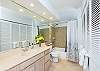 Downstairs bathroom - includes washer/dryer