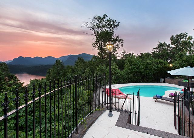 Lake Lure Nc United States Panoramic Pool Paradise Kayaks