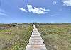 Private boardwalk to the beach