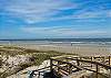 Boardwalk leading to the beach