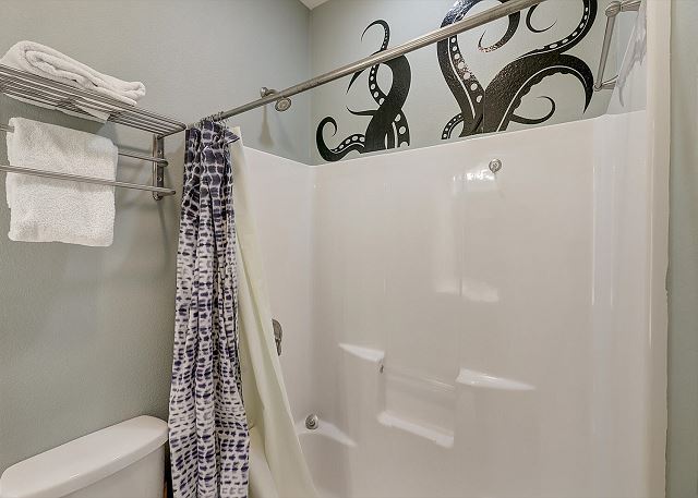 Shared Bathroom with Walk-in Shower