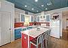 This kitchen island screams charcuterie!