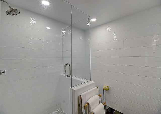Primary bath with walk in shower