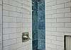 Easy access walk in tower with great modern tile