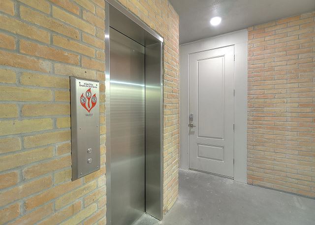 Elevator to unit