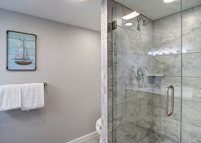 Double Queen Bathroom with walk-in Shower