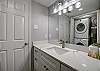 Guest Bathroom with Washer and Dryer