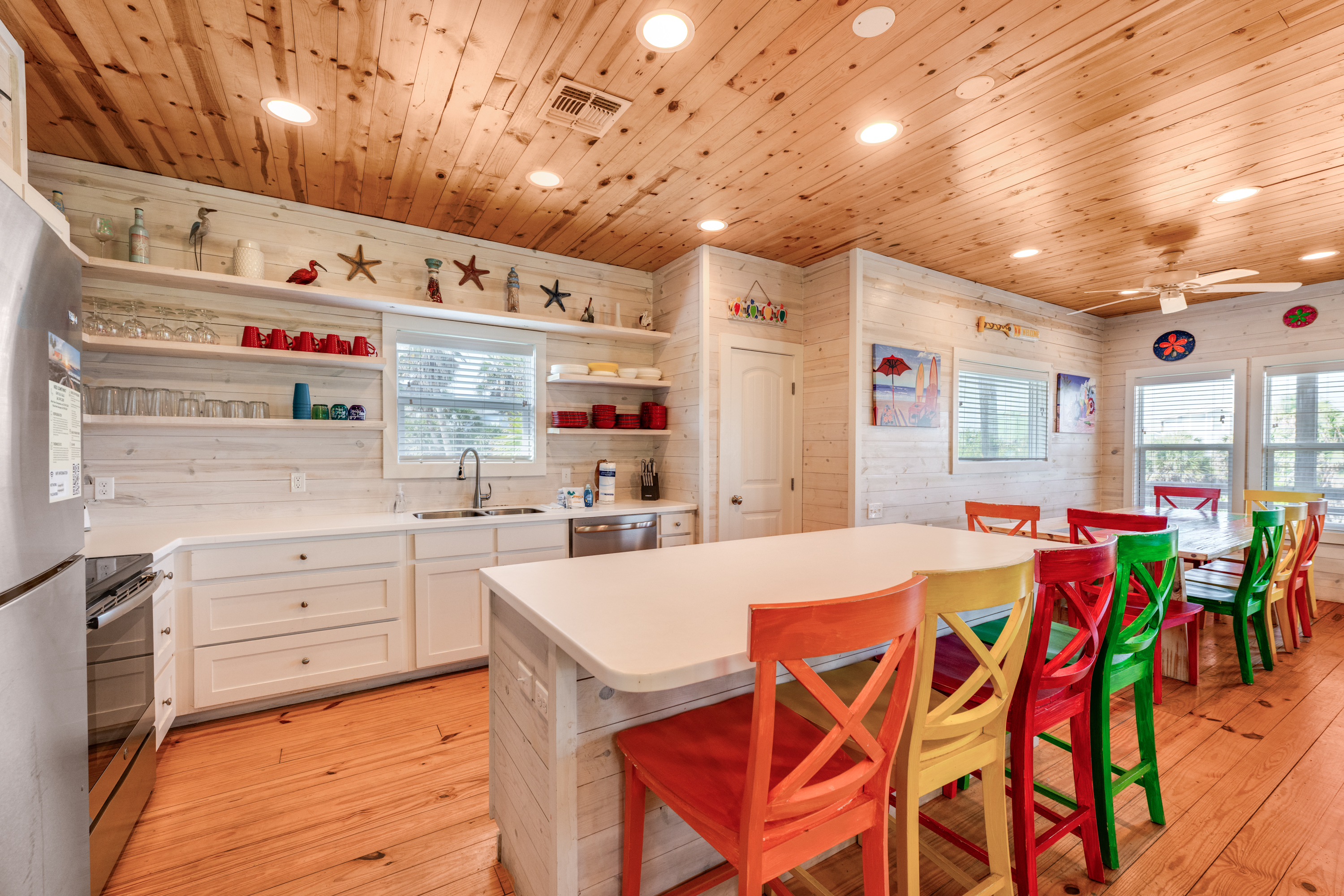 Cook, dine, and create memories in this beautifully designed kitchen and dining space