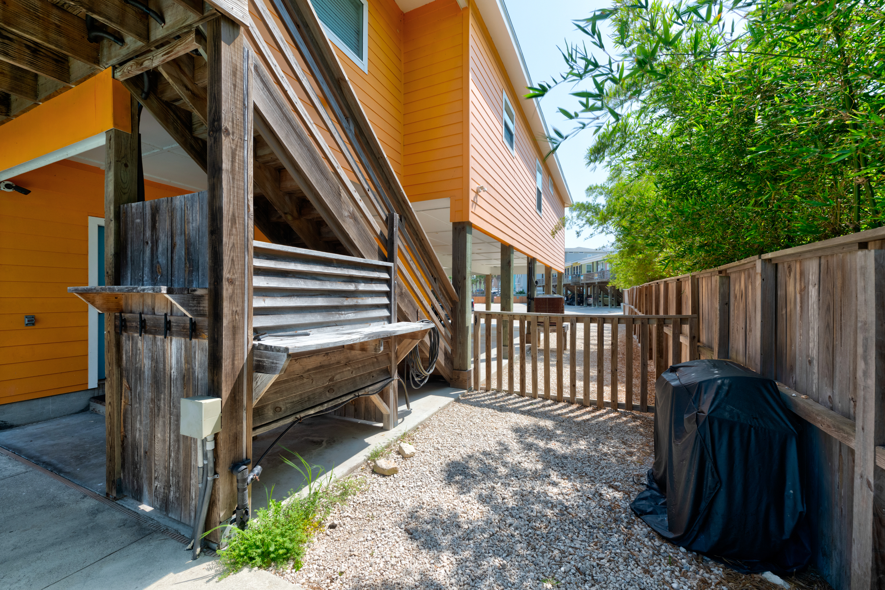 Private grilling area for family cookouts