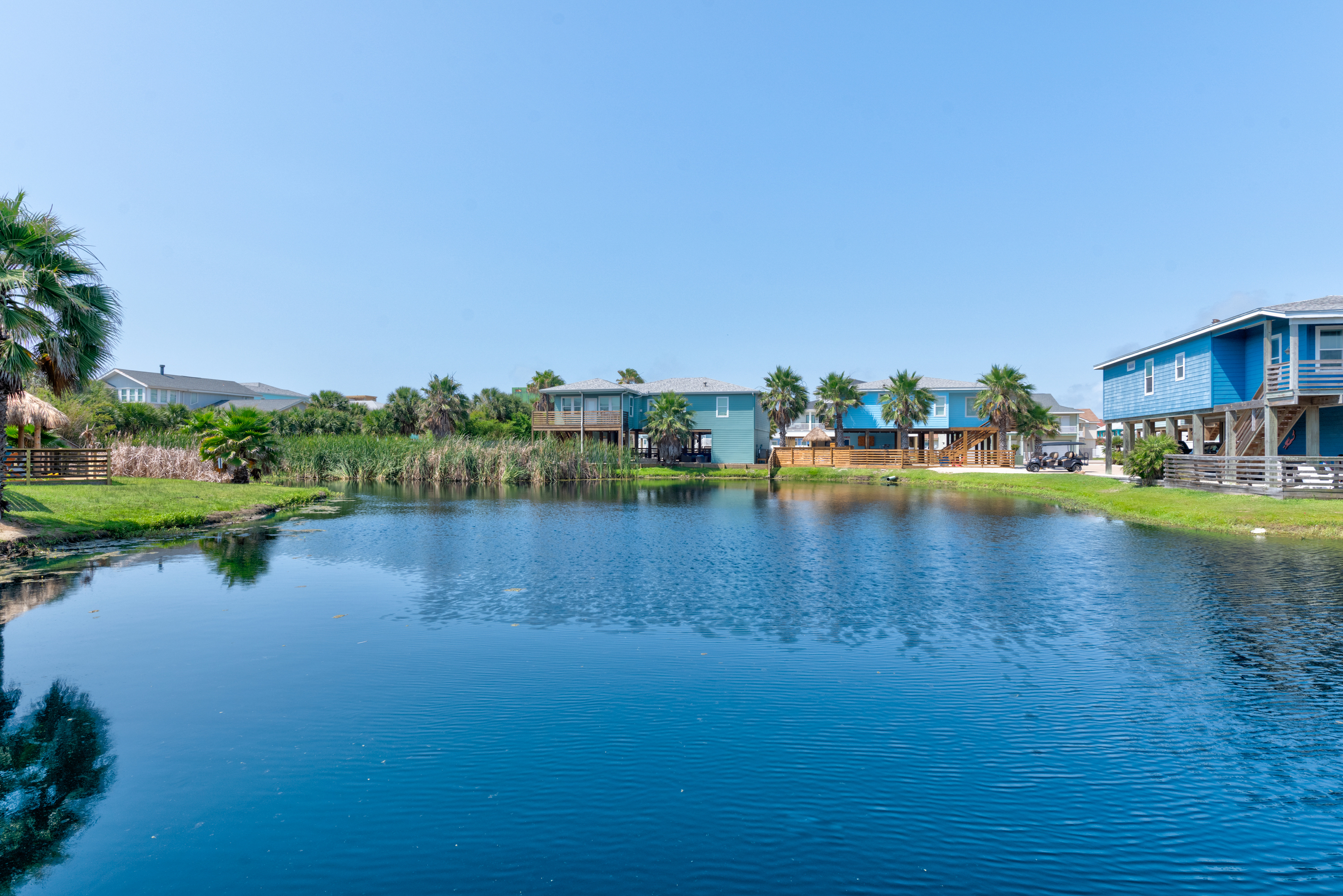 Relax and unwind with stunning pond views right outside your door