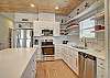 Kitchen with pleanty of counter space to whip up meals!