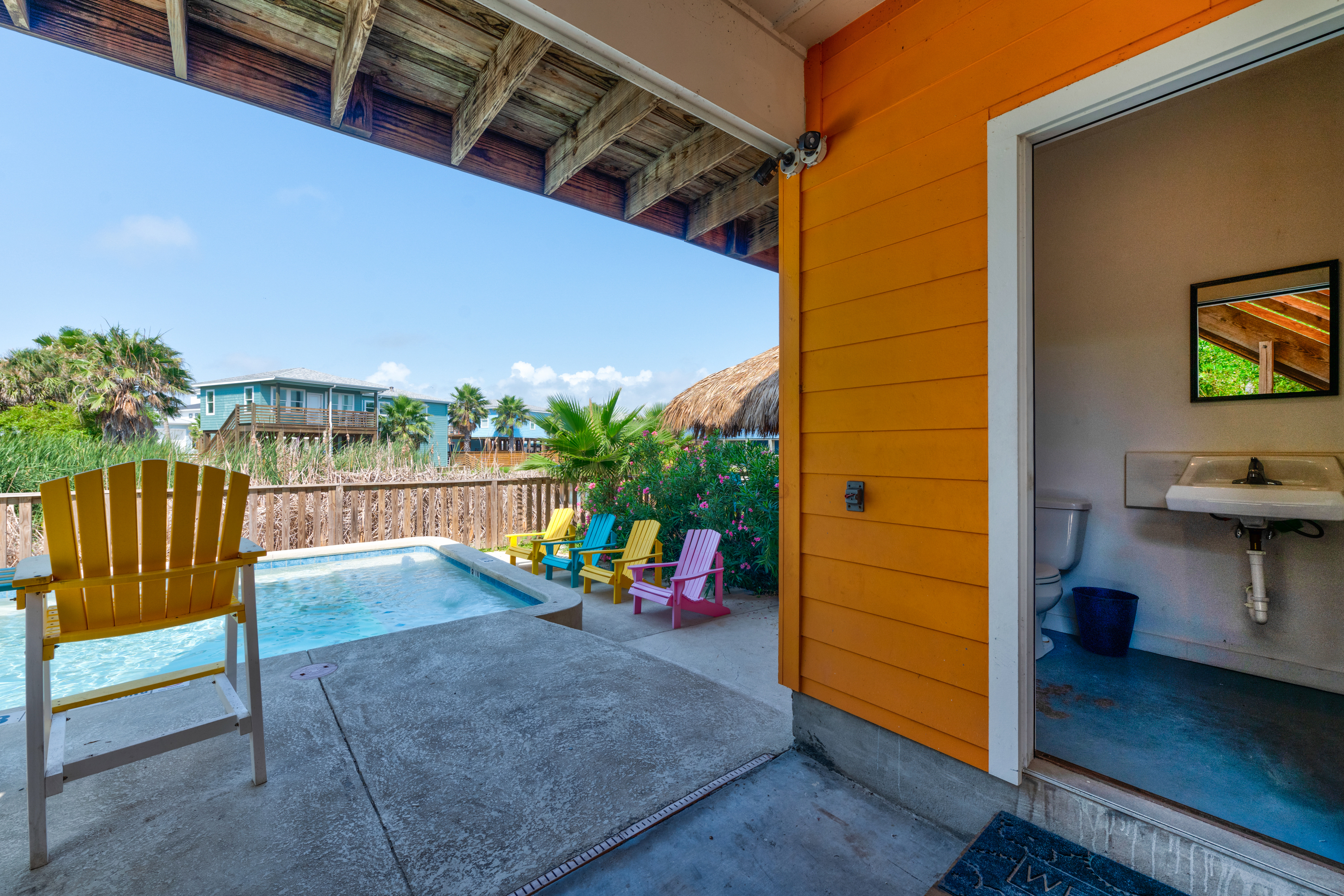 Conveniently located half bath on ground floor