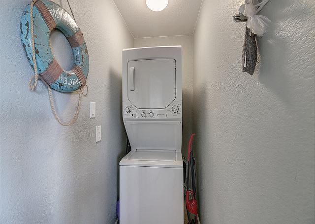 In unit washer and dryer