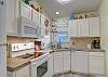 Spacious countertops and ample storage