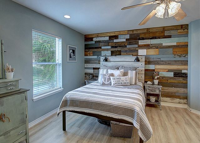 That's a beautiful accent wall!