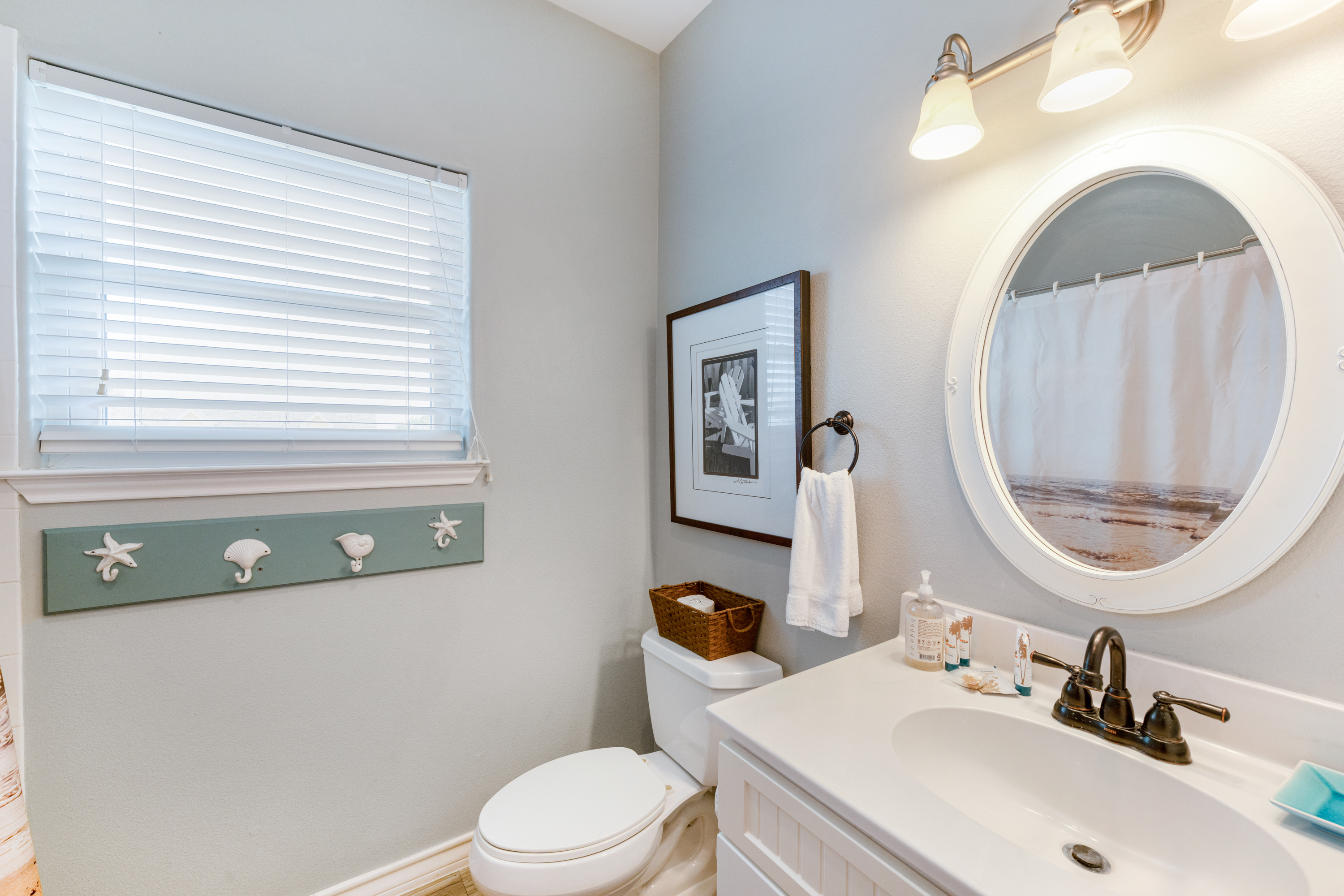 View of second full-baths'' vanity 