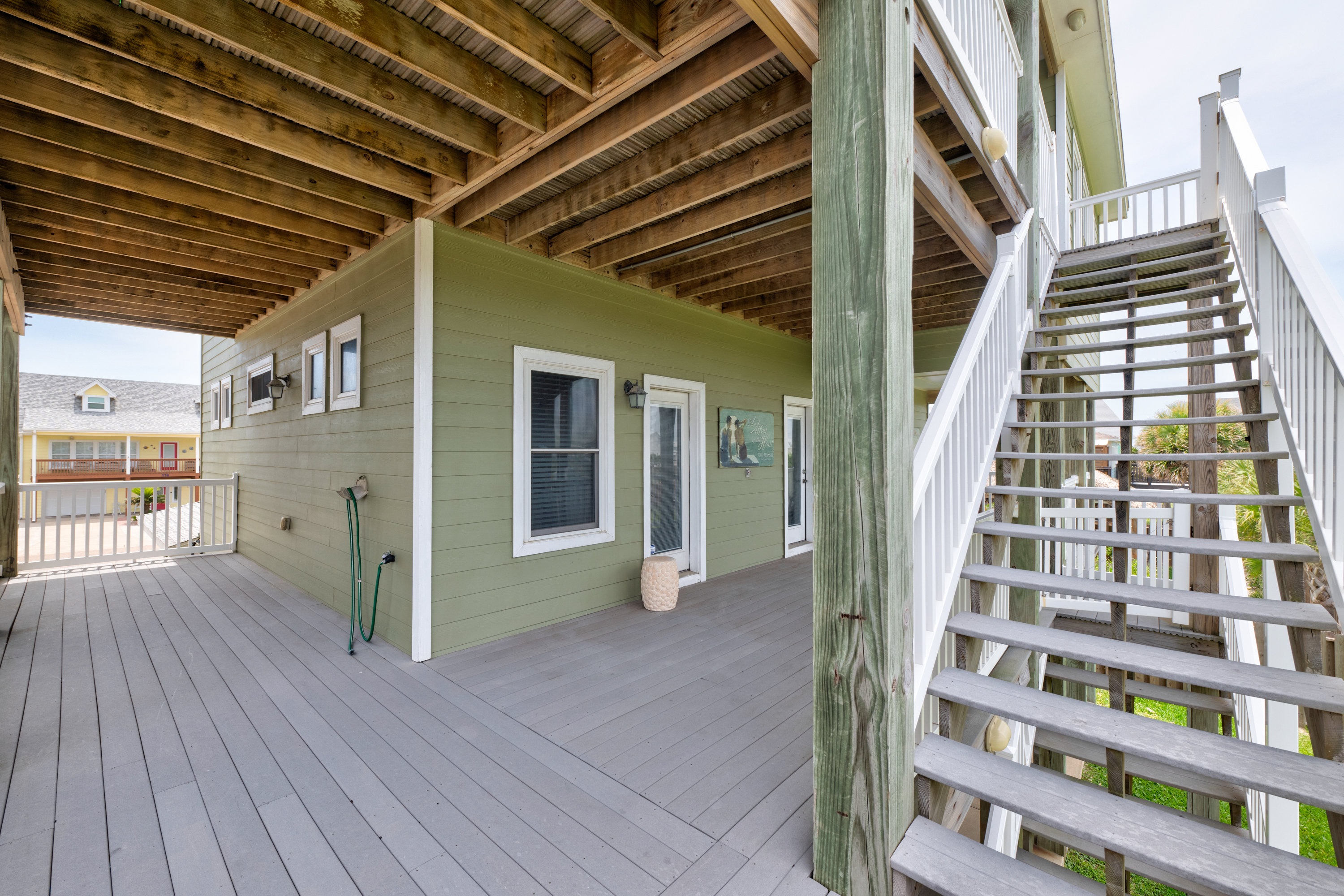 Ascend from the Second-Level Patio/Deck to the Third-Level Retreat