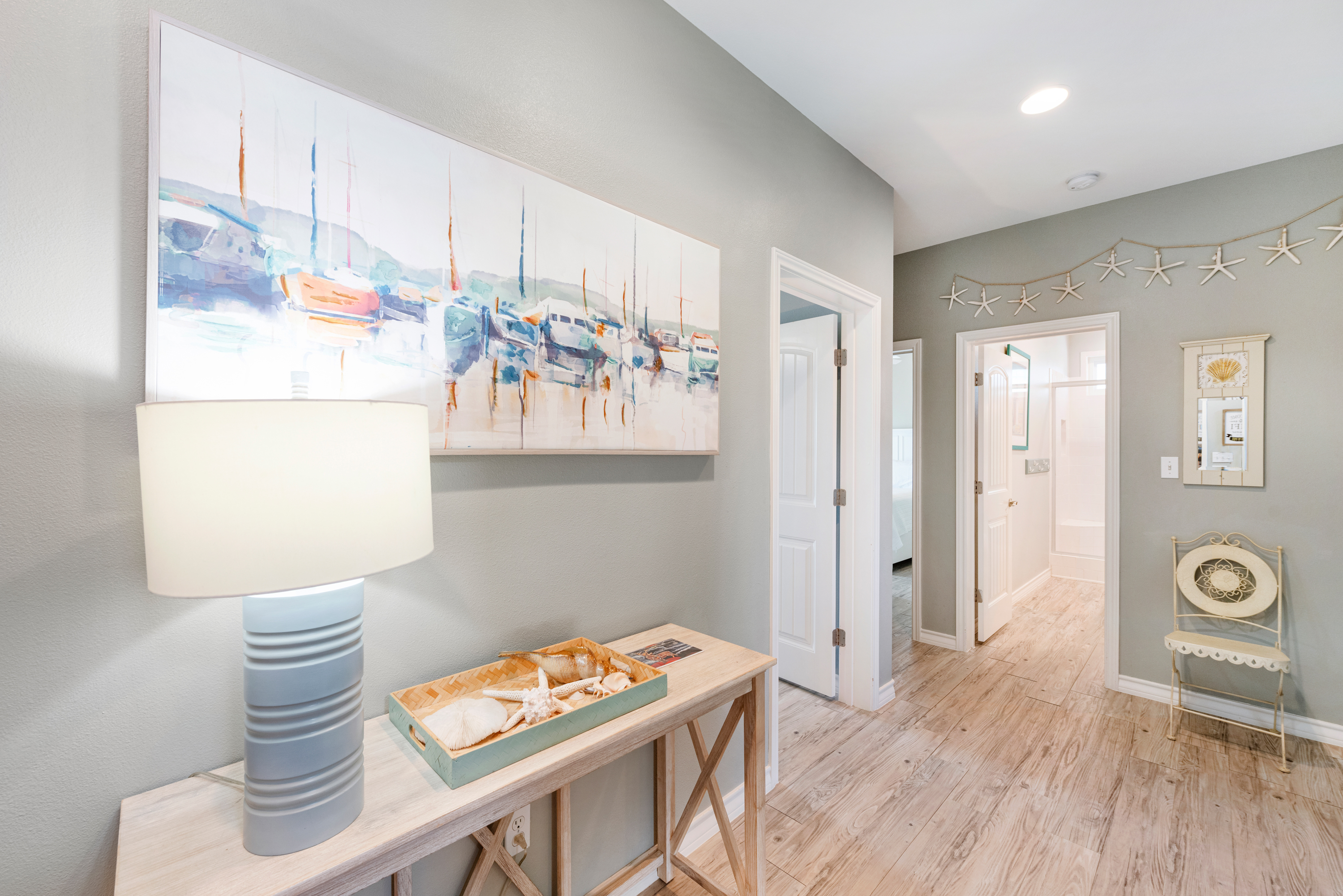 Stylish coastal decor and accent pieces