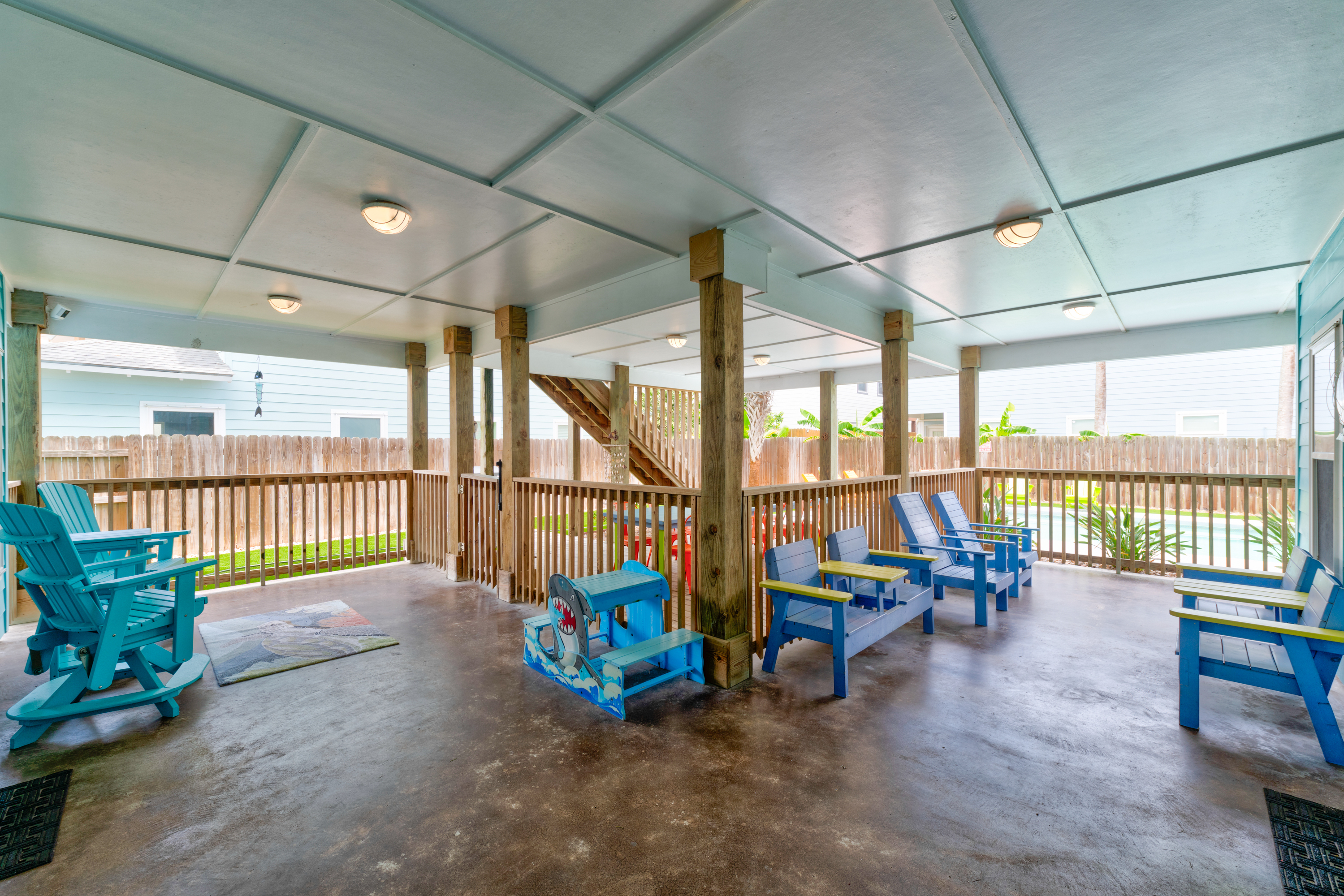 Socialize and make the backyard your weekend headquarters!