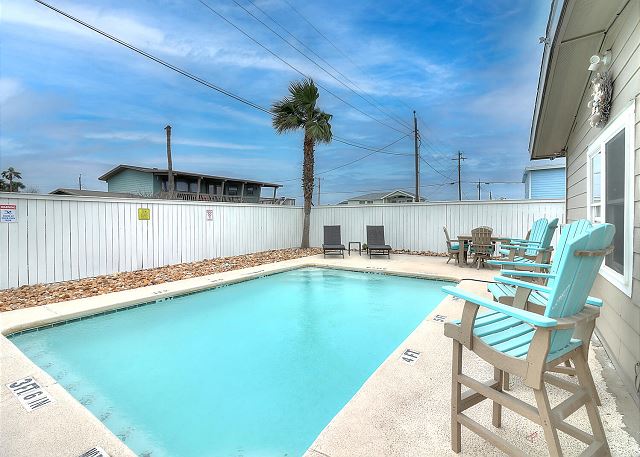 Take a swim in the private pool at The Landing!