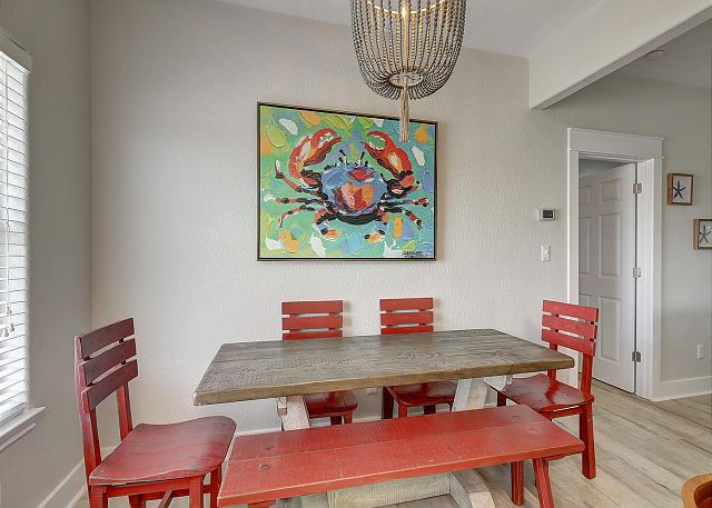 Upstairs dining area