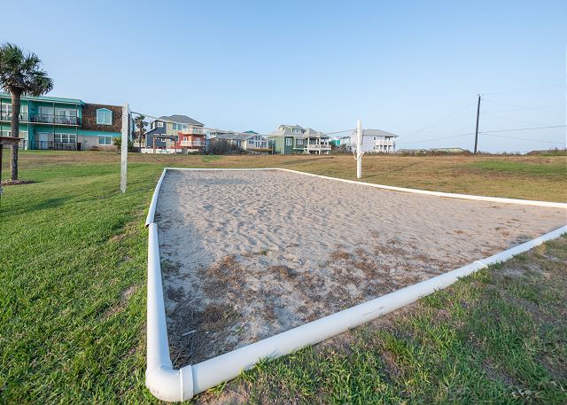 Community volleyball court 