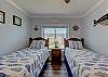 Twin beds in guest room