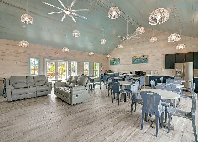 The Retreat has a full kitchen, seating area, living area, flat screen tv, bathrooms, and can seat 40 people. The Retreat can be rented out for private parties and events!