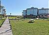 Picnic area and outdoor walkway