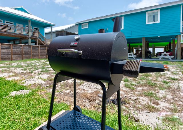 Large charcoal grill
