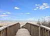 Community Boardwalk view of the beach