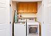 In unit washer and dryer