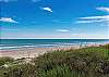 Beach view from the boardwalk