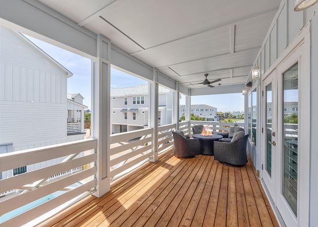 Take in the Port A breeze on this 2nd floor patio