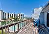 Spacious balcony with a view of the Gulf Intercoastal